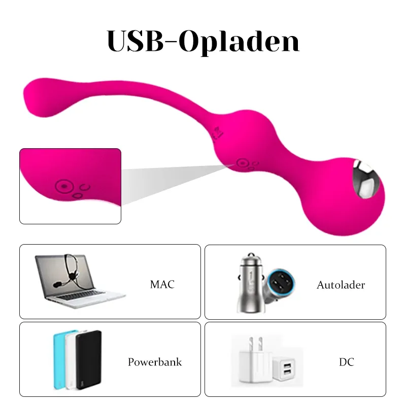 Elektrische Schok Vrouwelijk Vagina Balletjes Set