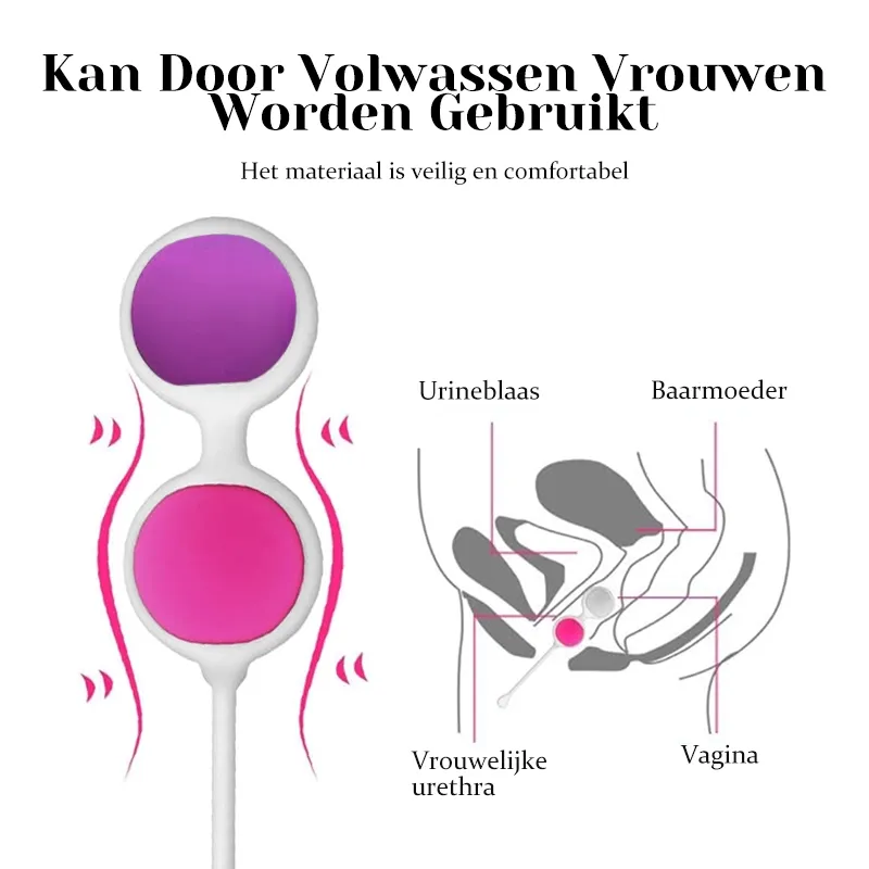 Draagbare Siliconen Vaginale Ballen