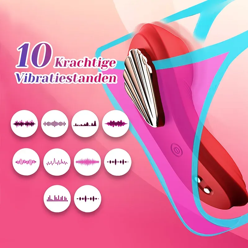 10 Vibratiestanden Draagbare Vibrator Met APP