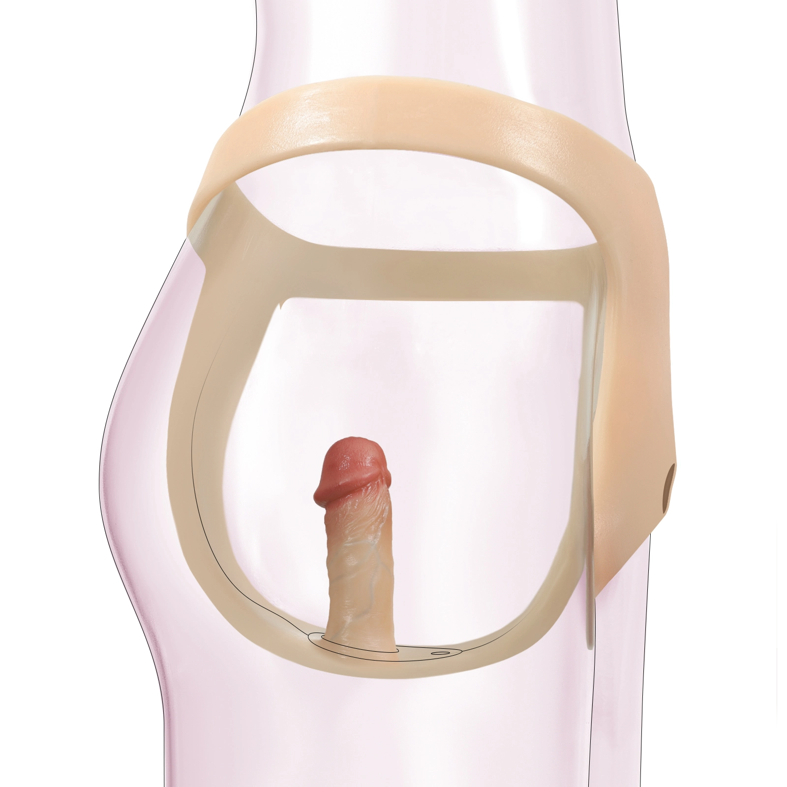 Voorbind Trillende Anaal Dildo Siliconen Met Zuignap