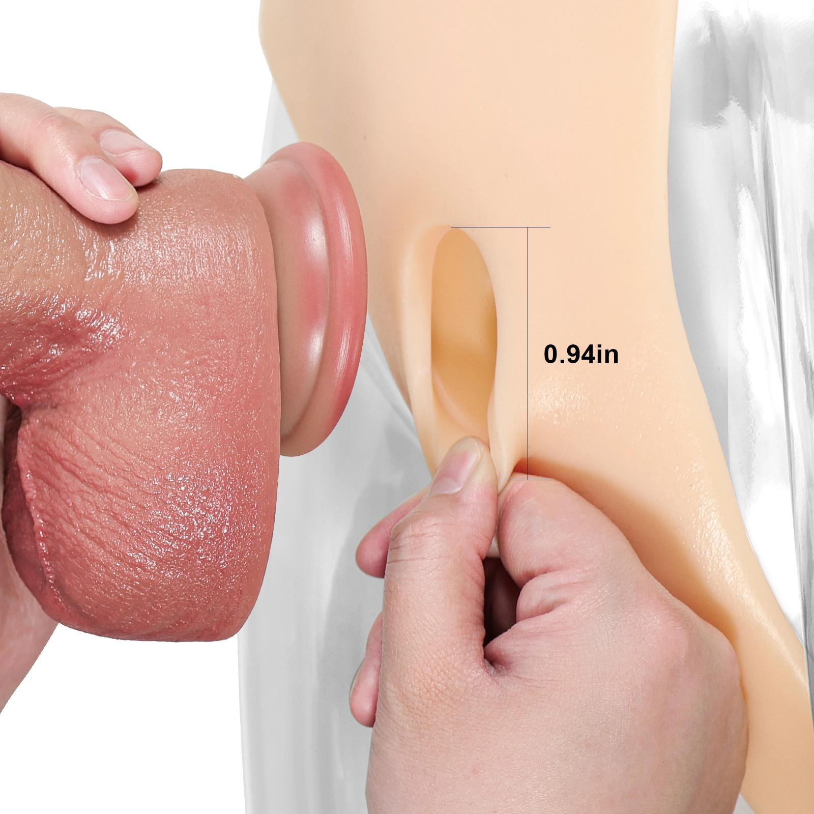 Voorbind Trillende Anaal Dildo Siliconen Met Zuignap