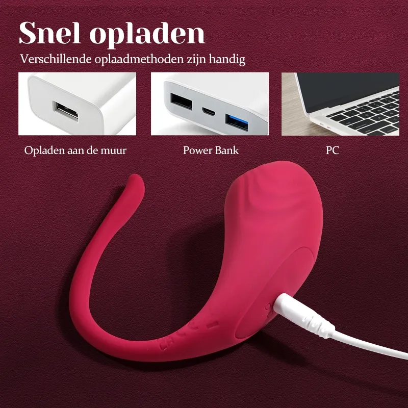 Draagbare APP Remote Wearable Vibrator