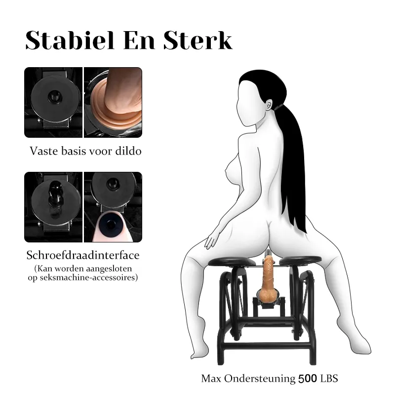 Zware Hand Schommelstoel met Dildo