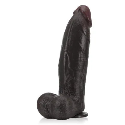 Zwarte Dikke Long Riding Dildo 27.5cm