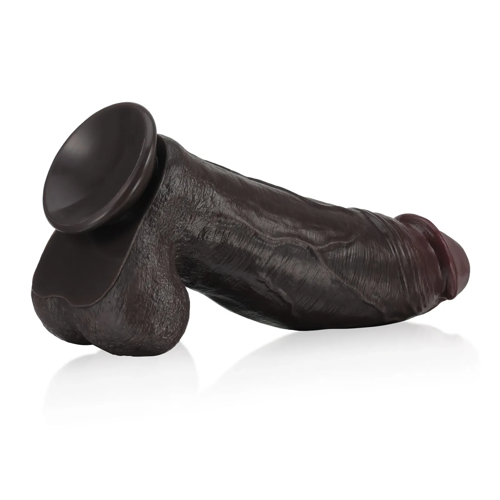 Zwarte Dikke Long Riding Dildo 27.5cm