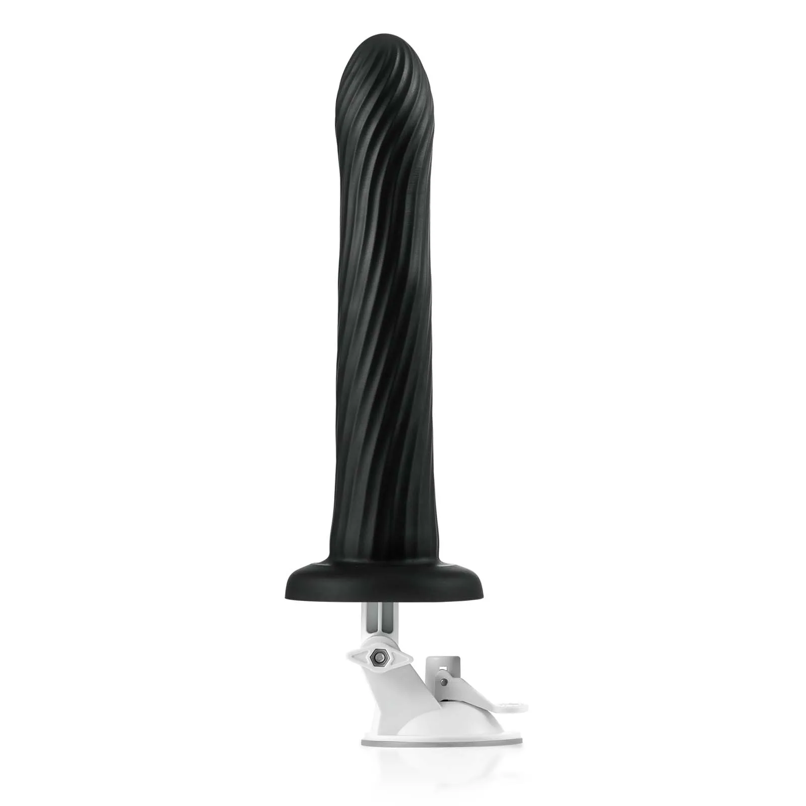 Zwarte Remote Trillende Anale Dildo Met Zuignap Mount 23.7cm