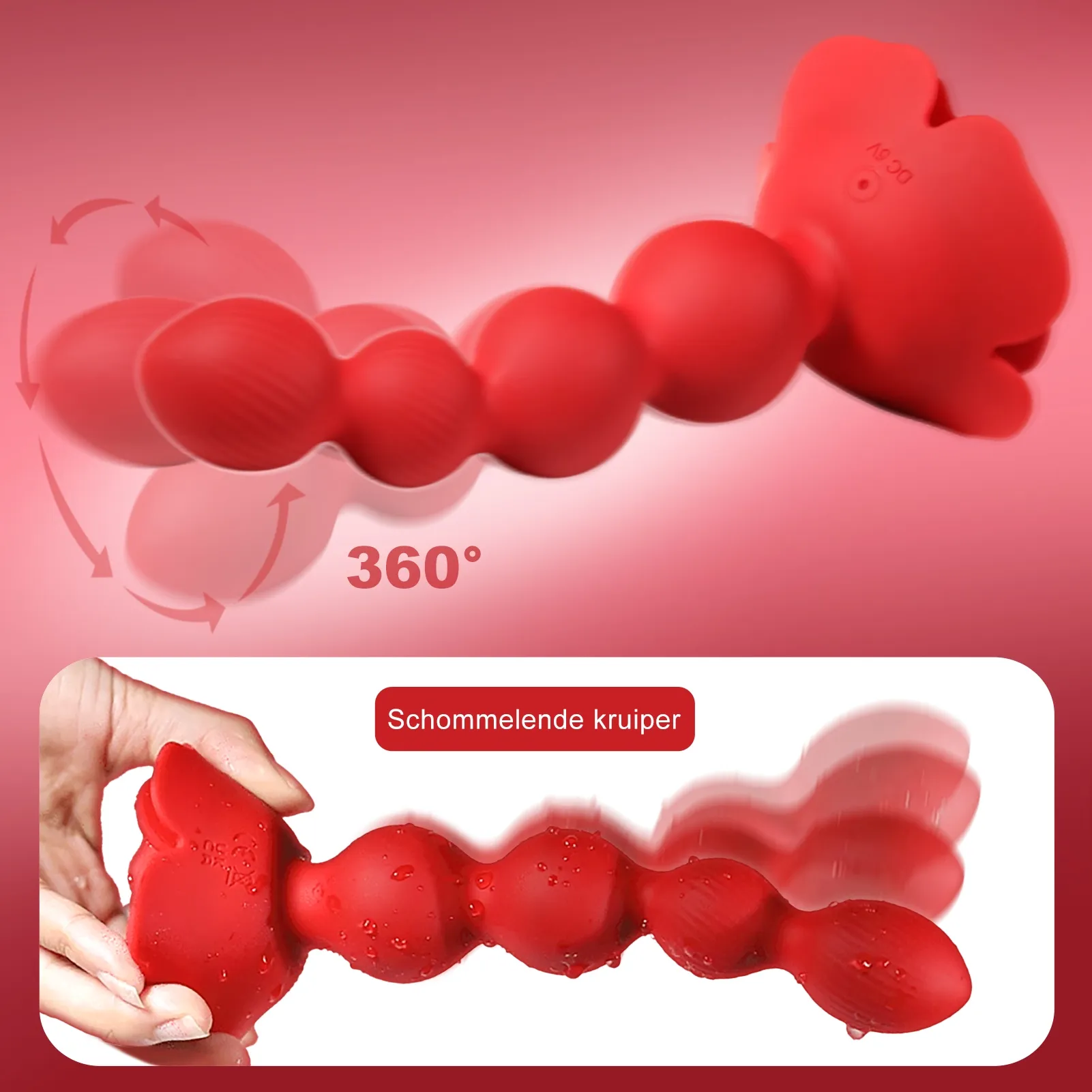 10 Rotatie- en Trillingsmodi Rozen Anale Kralen