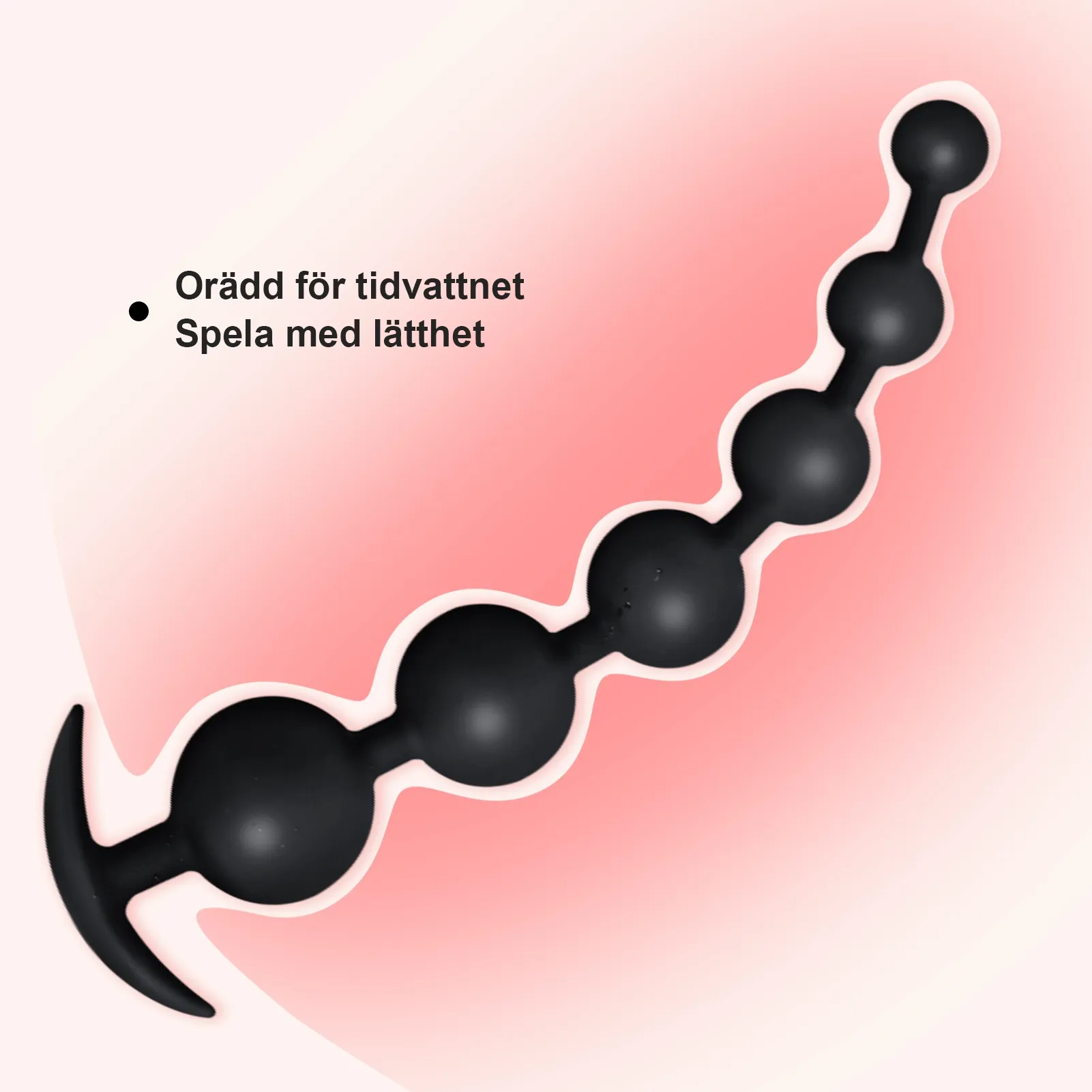 Zachte Siliconen Anale Kralen in Verschillende Maten