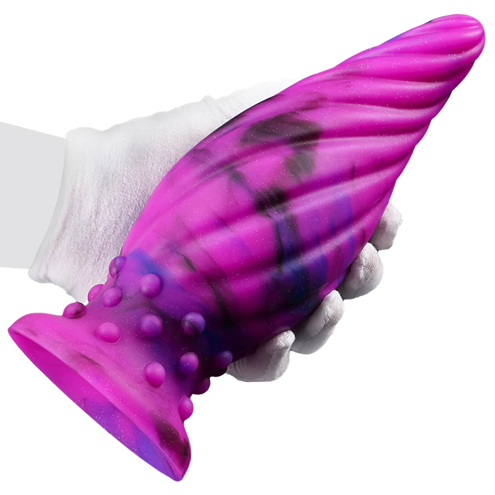 3 stuks paarse siliconen butt plug set