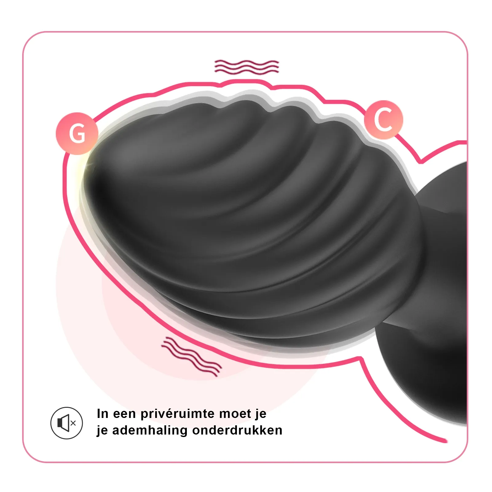 Siliconen Butt Plug 10 Vibratie Draadloze Afstandsbediening Eenvoudig te Gebruiken