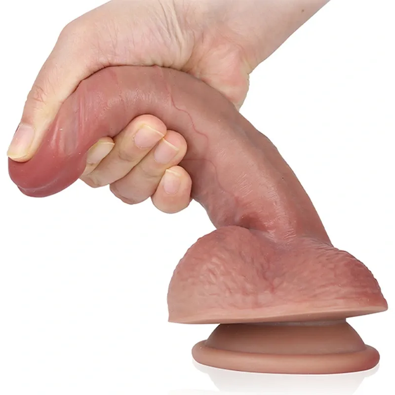 Super Levensechte Siliconen Kleine Dildo 7,48 Inch