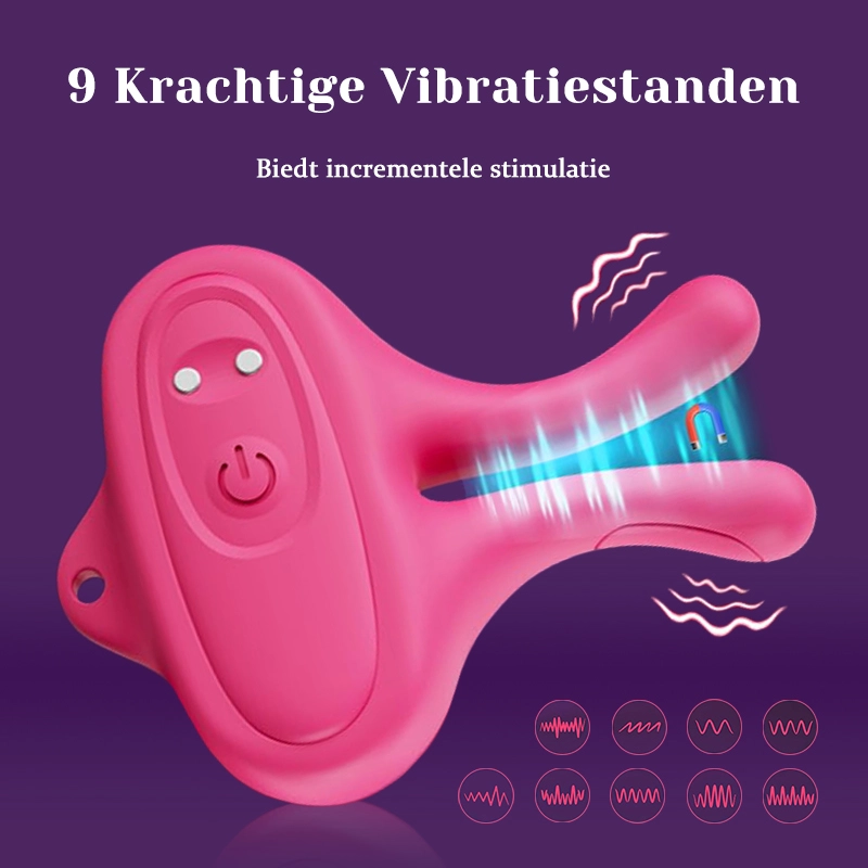 Tepelseksspeeltje - 9 vibratiestanden voor seksueel genot voor koppels