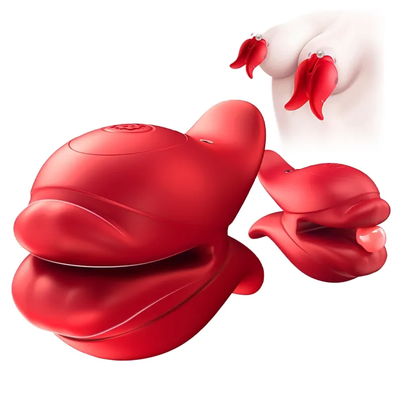 APP/Afstandsbediening - Superkrachtige trillende tepelklemmen