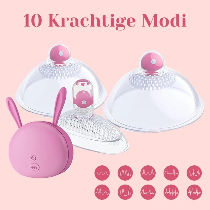 Clitorale Zuigcup Tepelvibrator