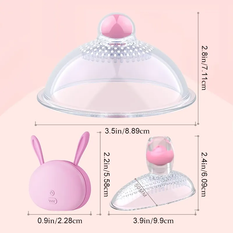 Clitorale Zuigcup Tepelvibrator