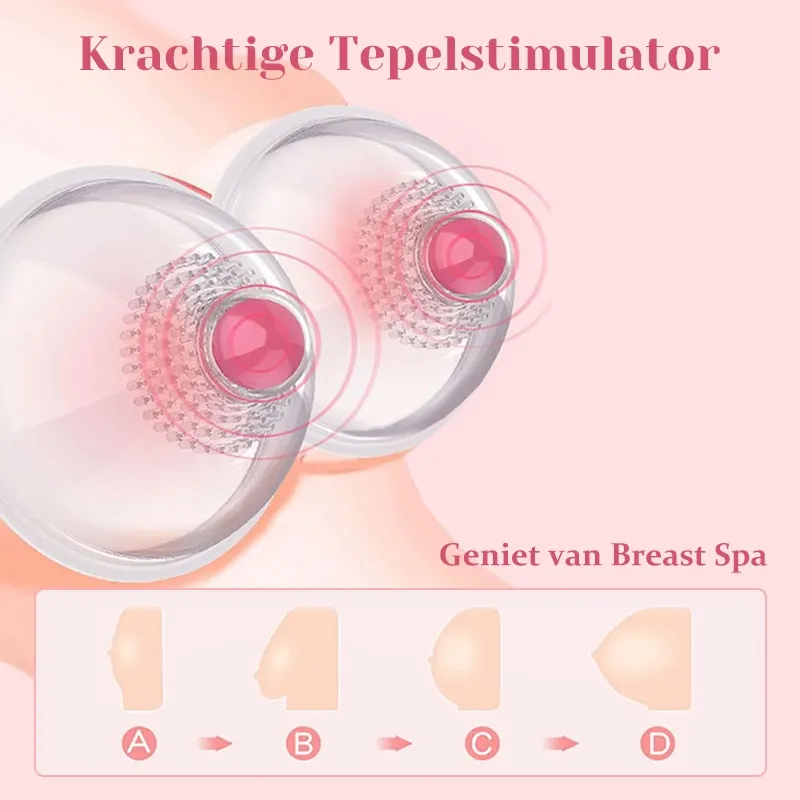 Clitorale Zuigcup Tepelvibrator