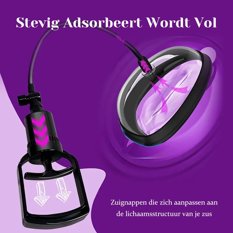 2-in-1 Vaginale Pomp & Tepelzuiger