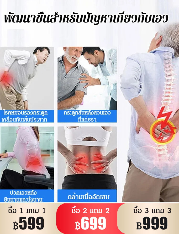 【Zu Yi Tang】 เจลประคบเย็น บรรเทาอาการปวดเอว