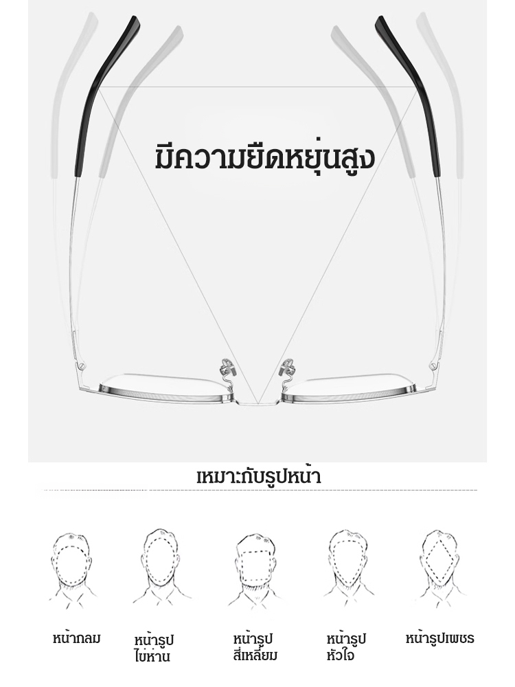 【หล่อไม่เหมือนแว่นสายตายาว】แว่นสายตายาวป้องกันแสงสีฟ้าวินเทจน้ำหนักเบาพิเศษ