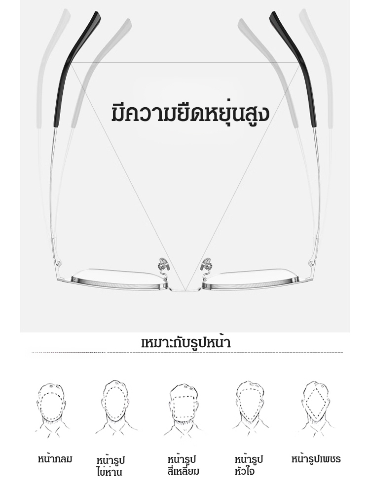 【หล่อไม่เหมือนแว่นสายตายาว】แว่นสายตายาวป้องกันแสงสีฟ้าวินเทจน้ำหนักเบาพิเศษ