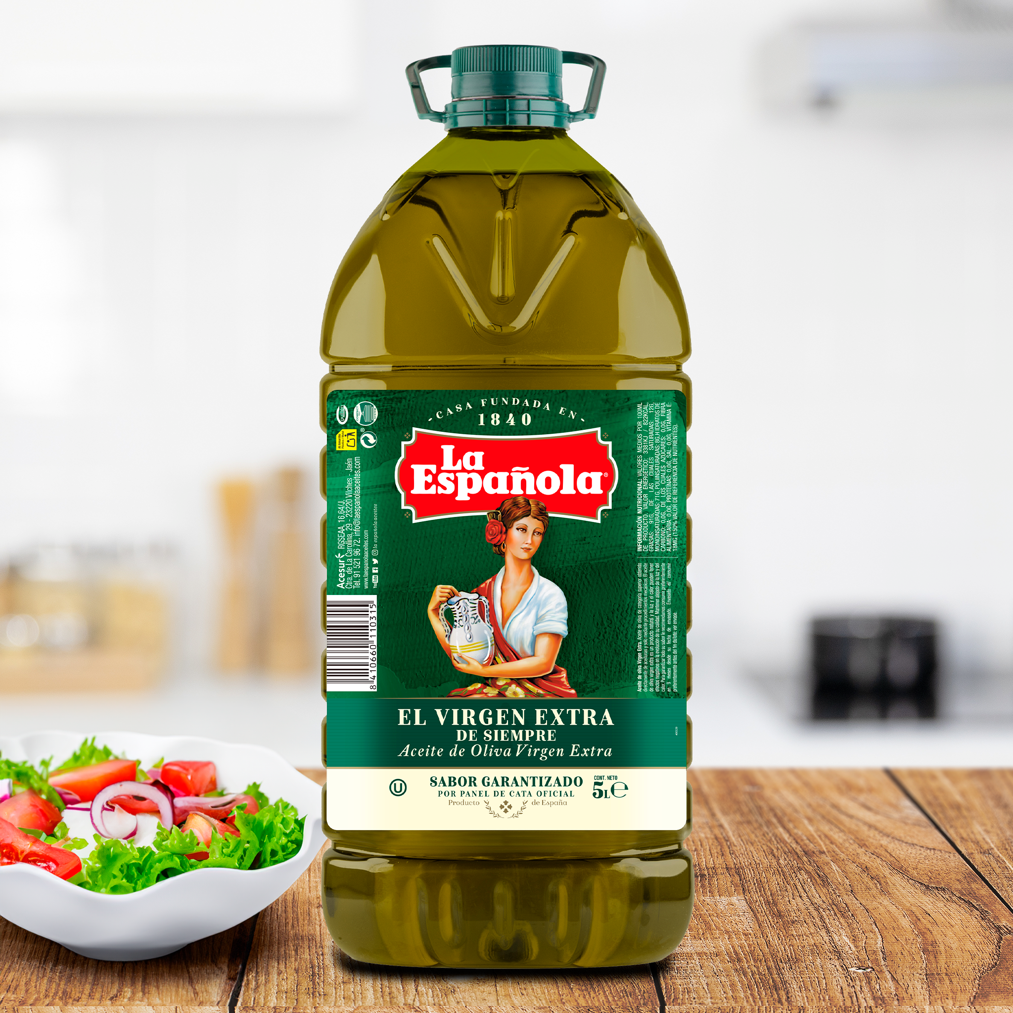 Aceite de Oliva Virgen Extra La Española en Garrafa de 5L