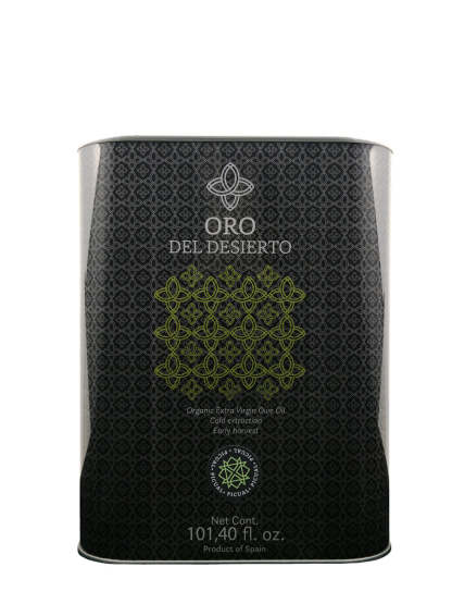 Oro del Desierto Organic Picual 3L Tin