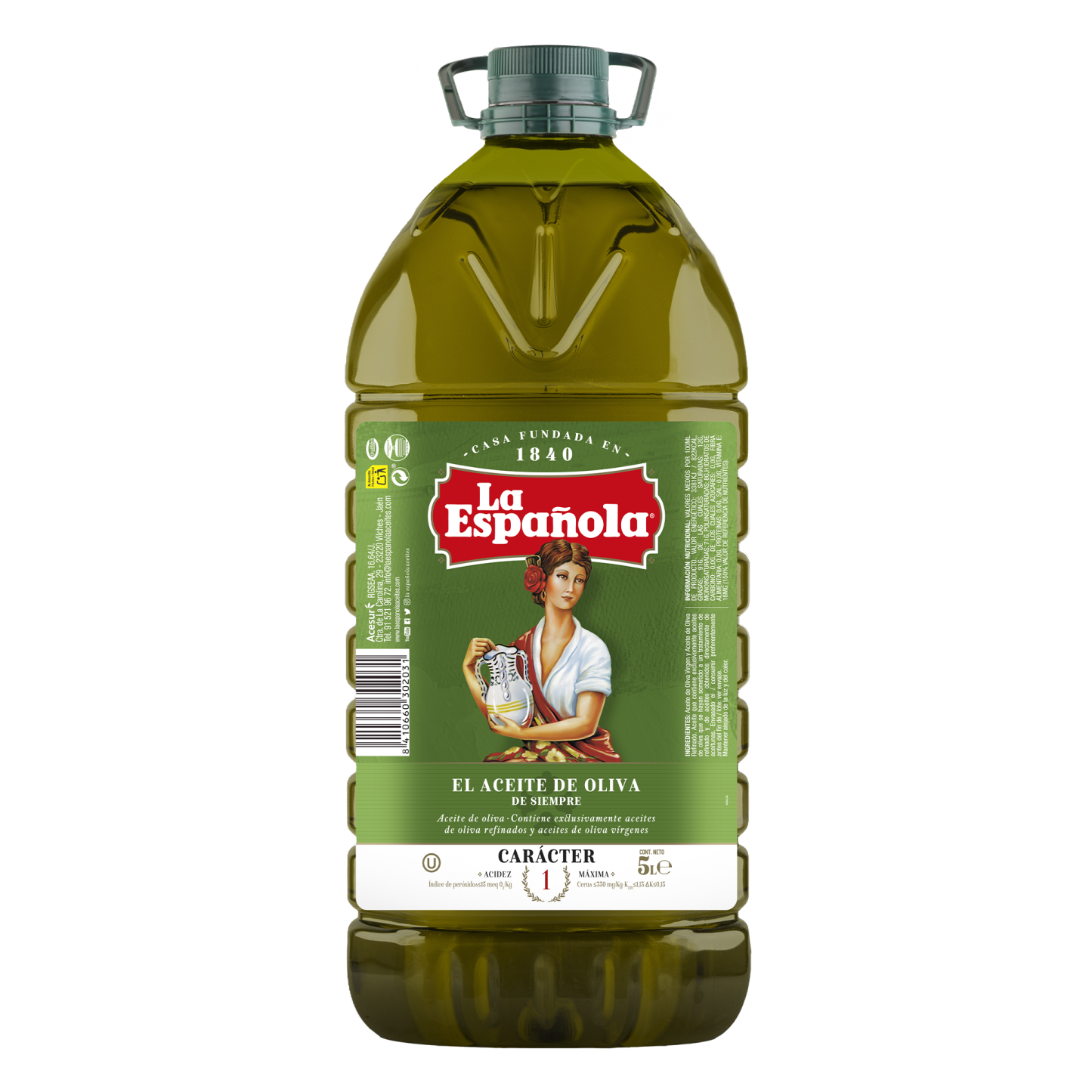 Aceite de Oliva Intenso 1º La Española en Garrafa 5L