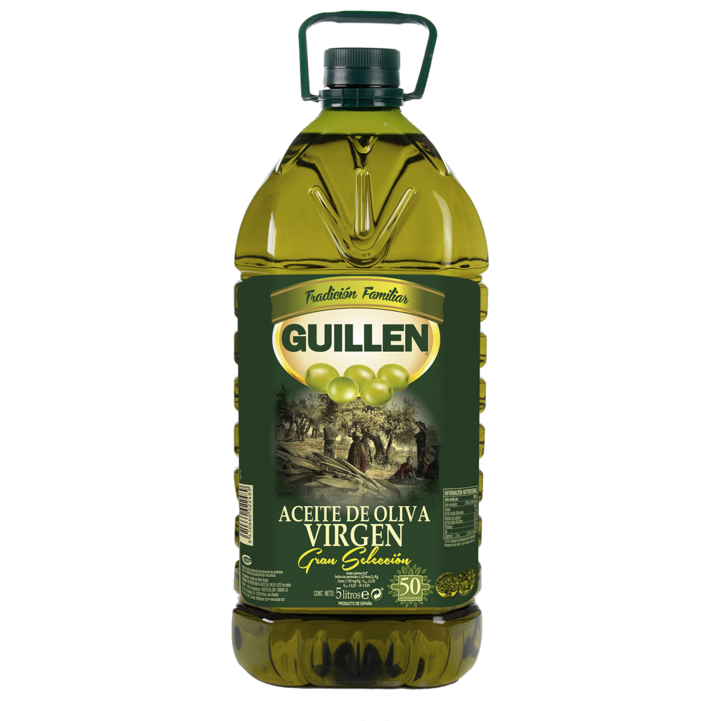 Aceite de oliva virgen Gran Selección Guillén garrafa de 5L