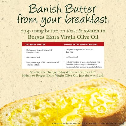 Borges - Aceite de Oliva Virgen Extra Variedad Picual Borges - Equilibrado y Sabroso - Bajo en grasas saturadas - Especial para Aliñar y Parillas - Vegano - Botella de vidrio de 750 mililitros