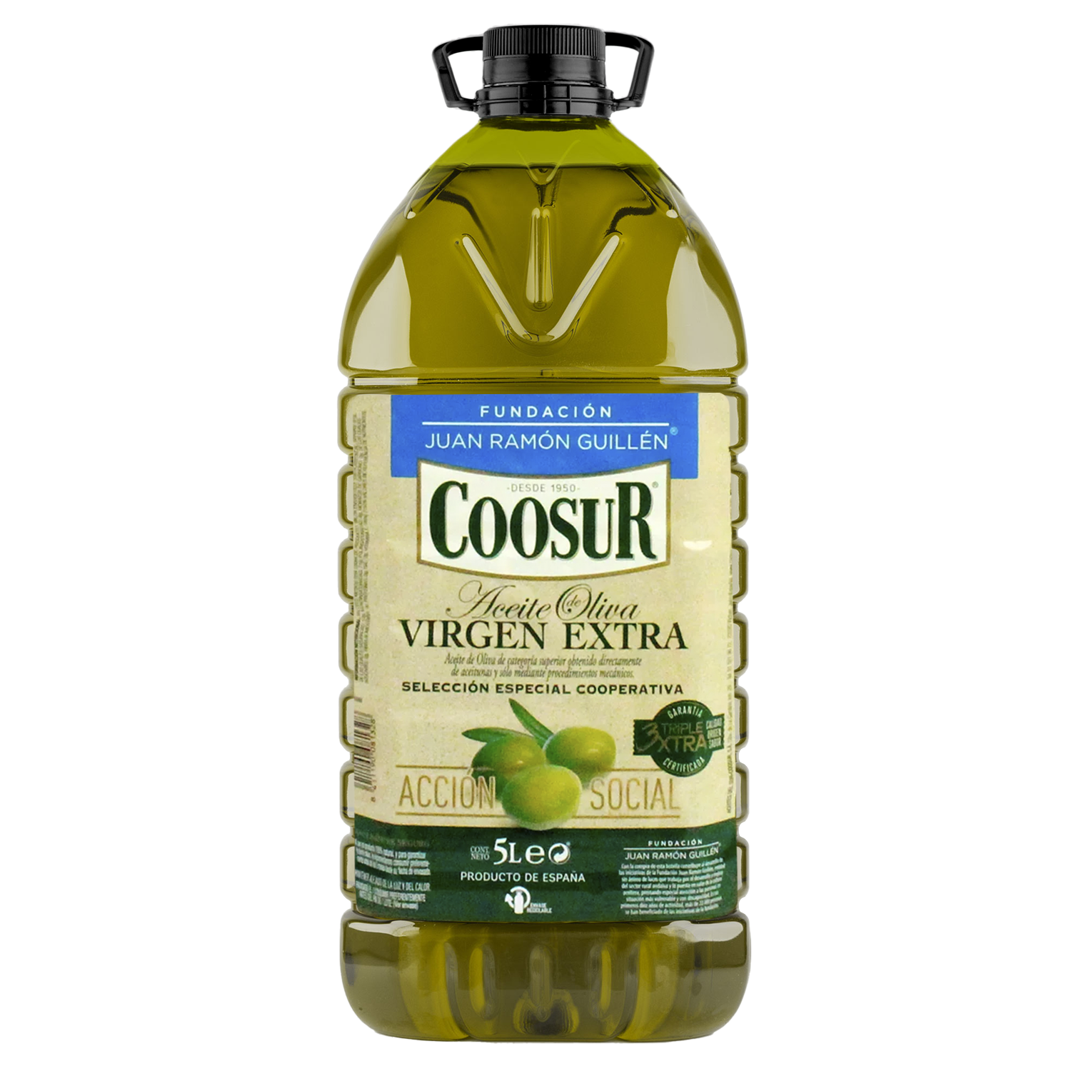 Aceite de oliva virgen extra selección especial cooperativa FJRG 5L