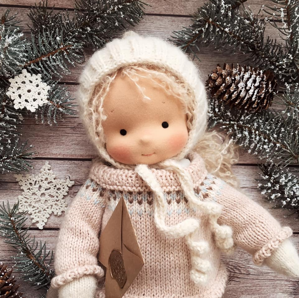 Handmade Waldorf Doll - Shirley