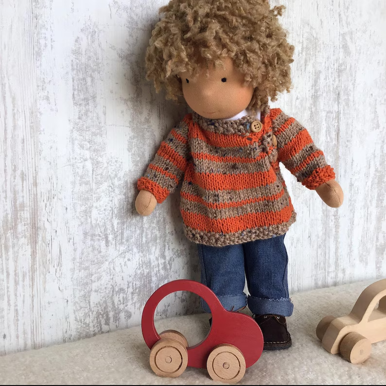 Handmade Waldorf Boy Doll - Liam