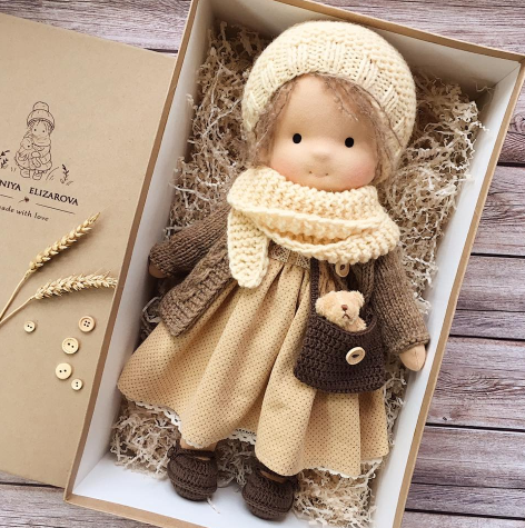 Handmade Waldorf Doll - Clara