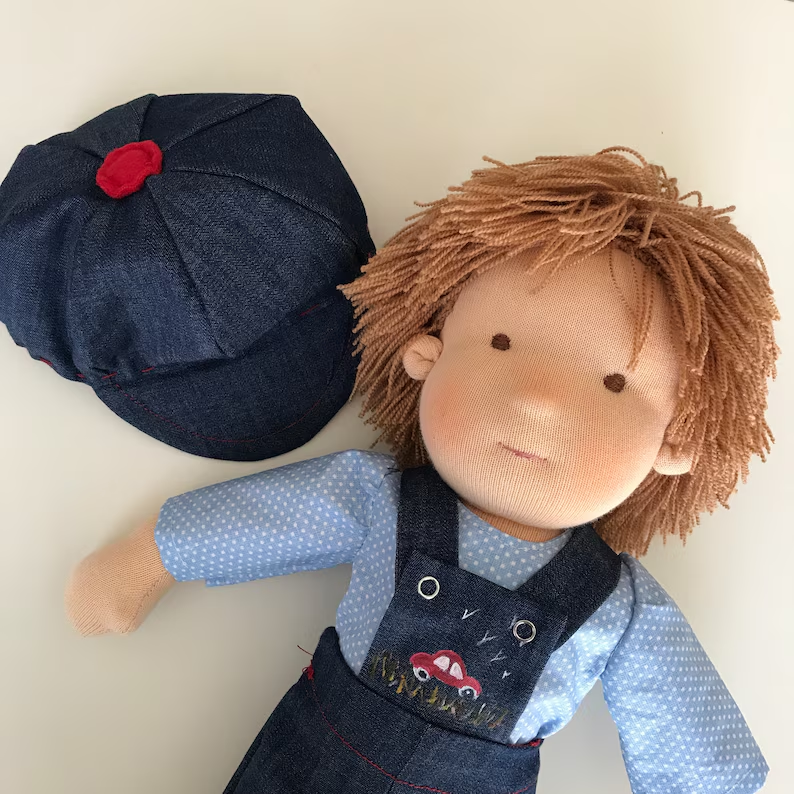 Handmade Waldorf Boy Doll - Noah