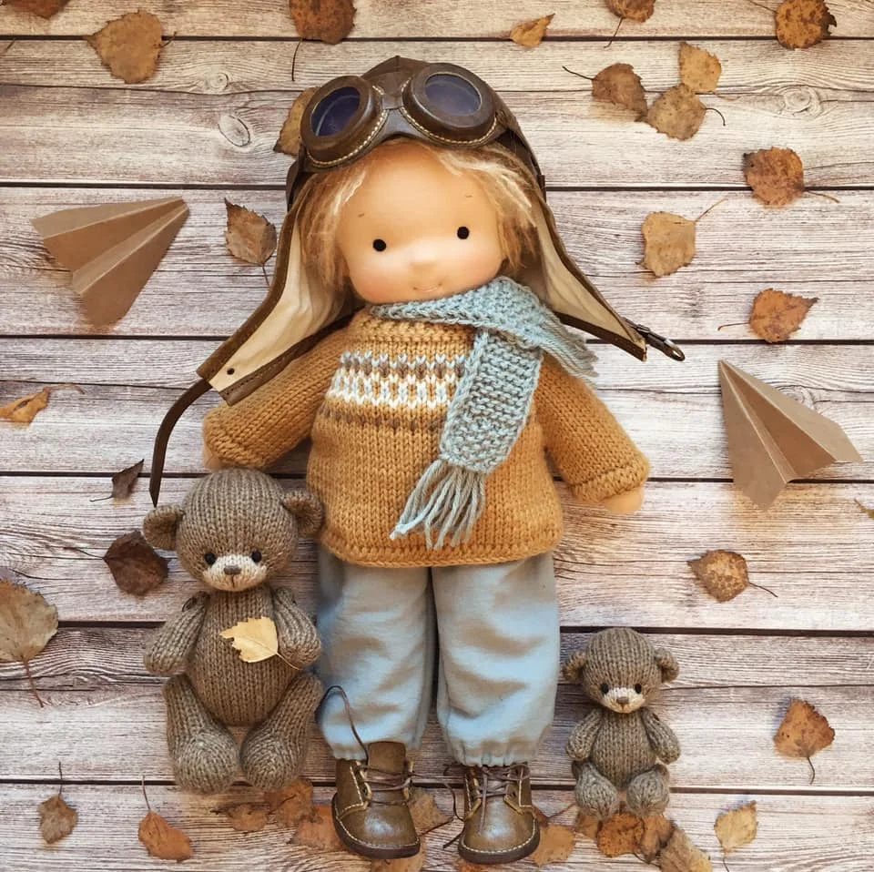 Handmade Waldorf Doll - Cindy