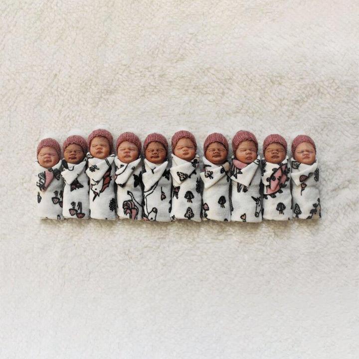 Mini Reborn Baby Doll - Epic Real (Random delivery in 40 dolls）