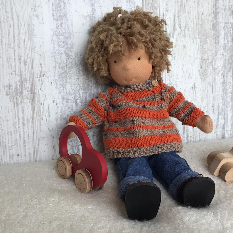 Handmade Waldorf Boy Doll - Liam