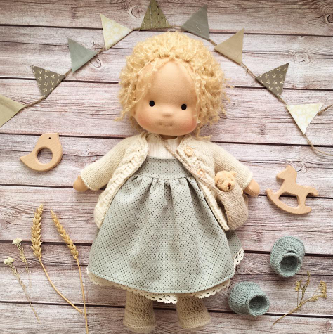 Handmade Waldorf Doll - Nova
