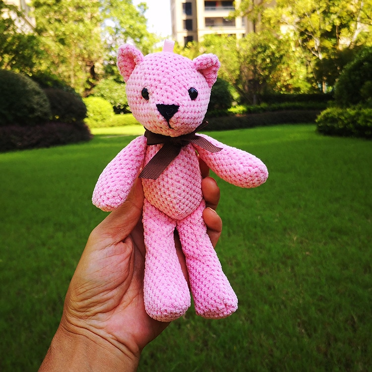 16cm Soft Bear Plush Toys Cute bear Pendant Dolls Gifts Birthday Wedding Party Decor