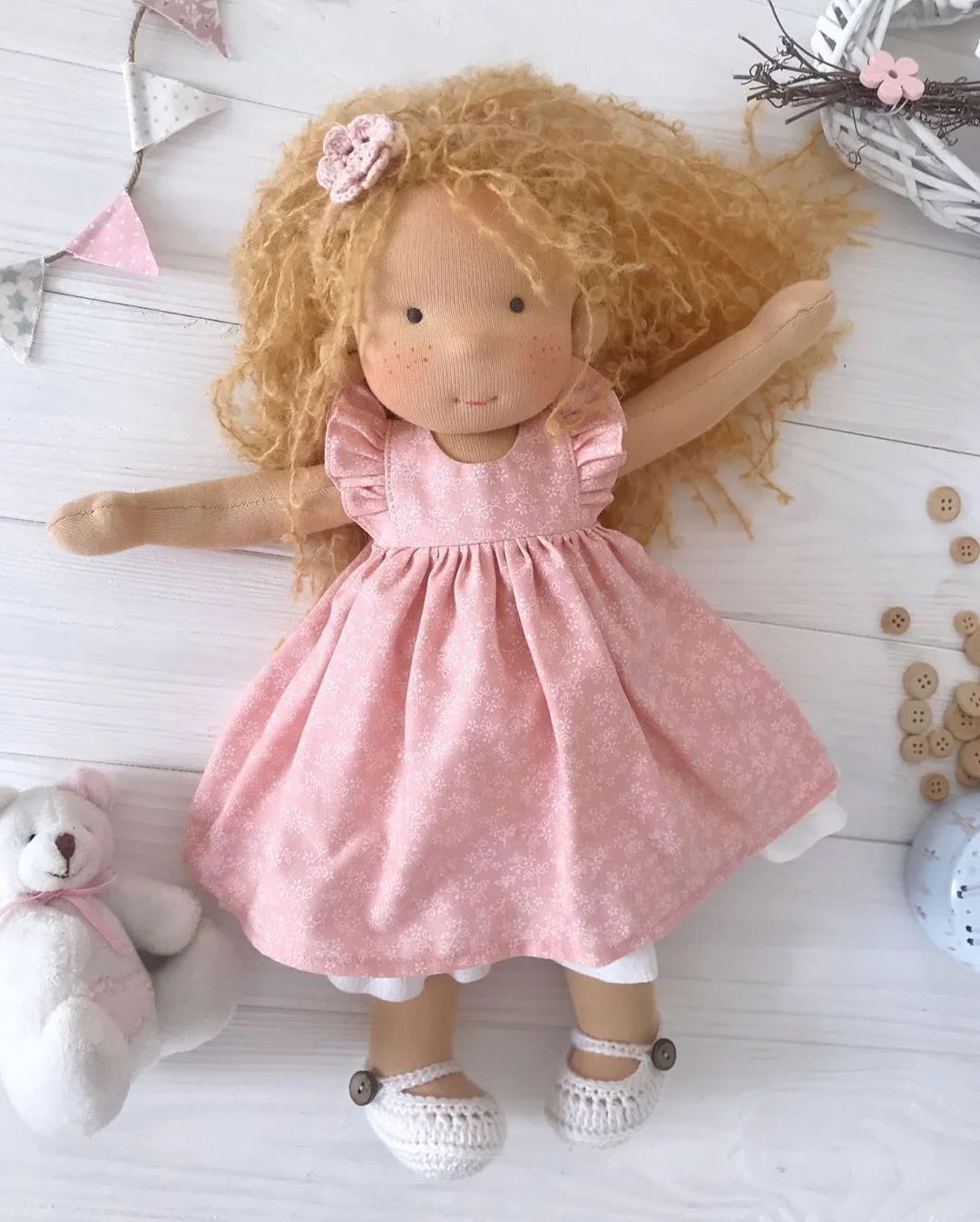 Handmade Waldorf Doll - Anila