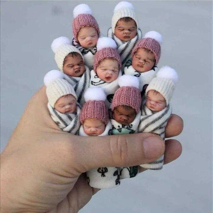 Mini Reborn Baby Doll - Epic Real (Random delivery in 40 dolls）