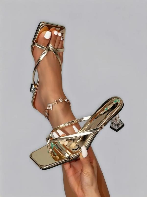 Women's Elegant Exquisite Square Toe Heels