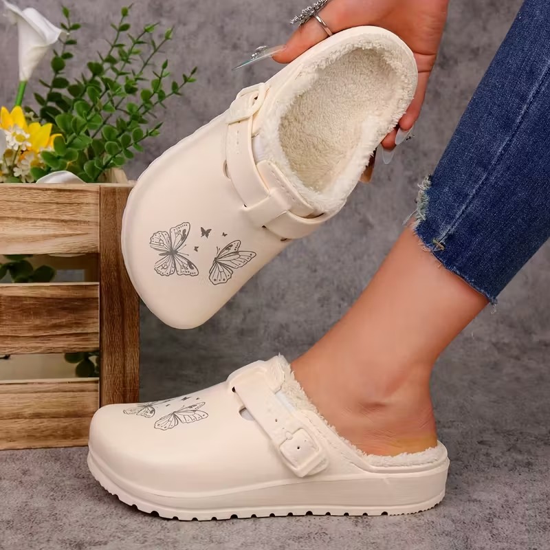 Women's Plush Adjustable EVA Shoes