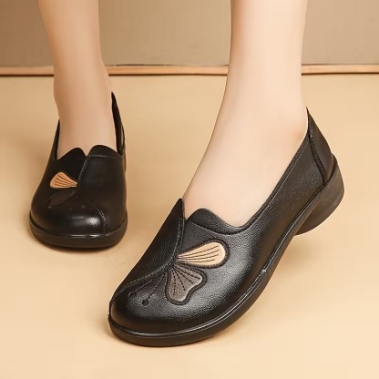 Women's Faux Leather Mom Shoes