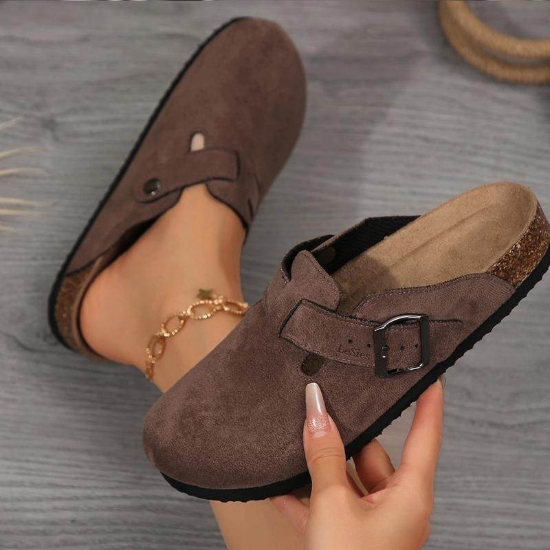 Women's Comfy Suede Leather Slippers