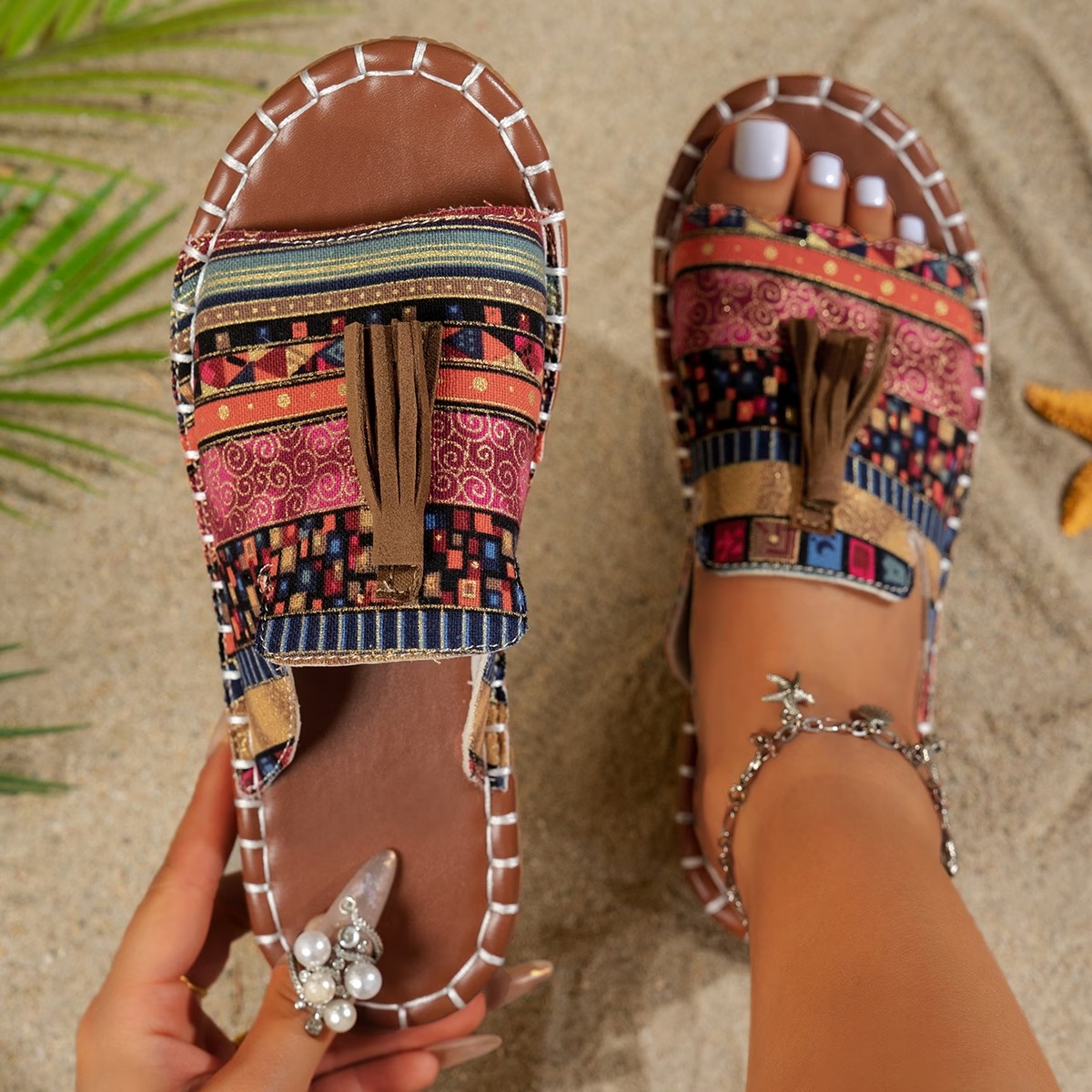 Women's Ethnic Bohemian Slippers