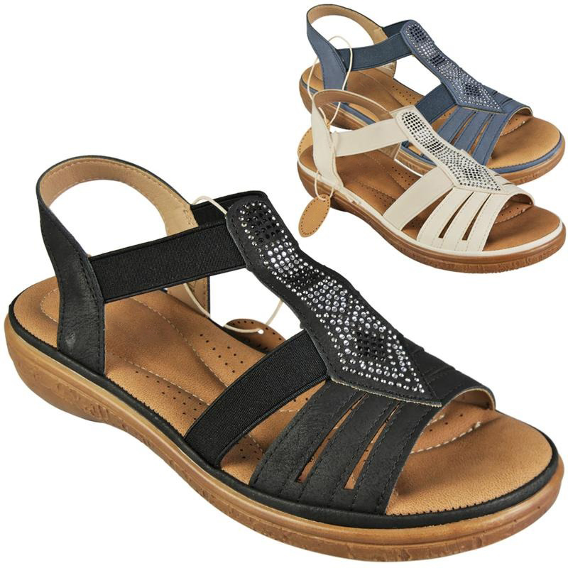 Women's Comfort Elastic Wedge Sandals