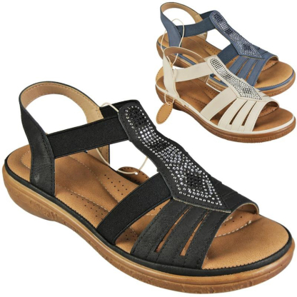 Women's Comfort Elastic Wedge Sandals