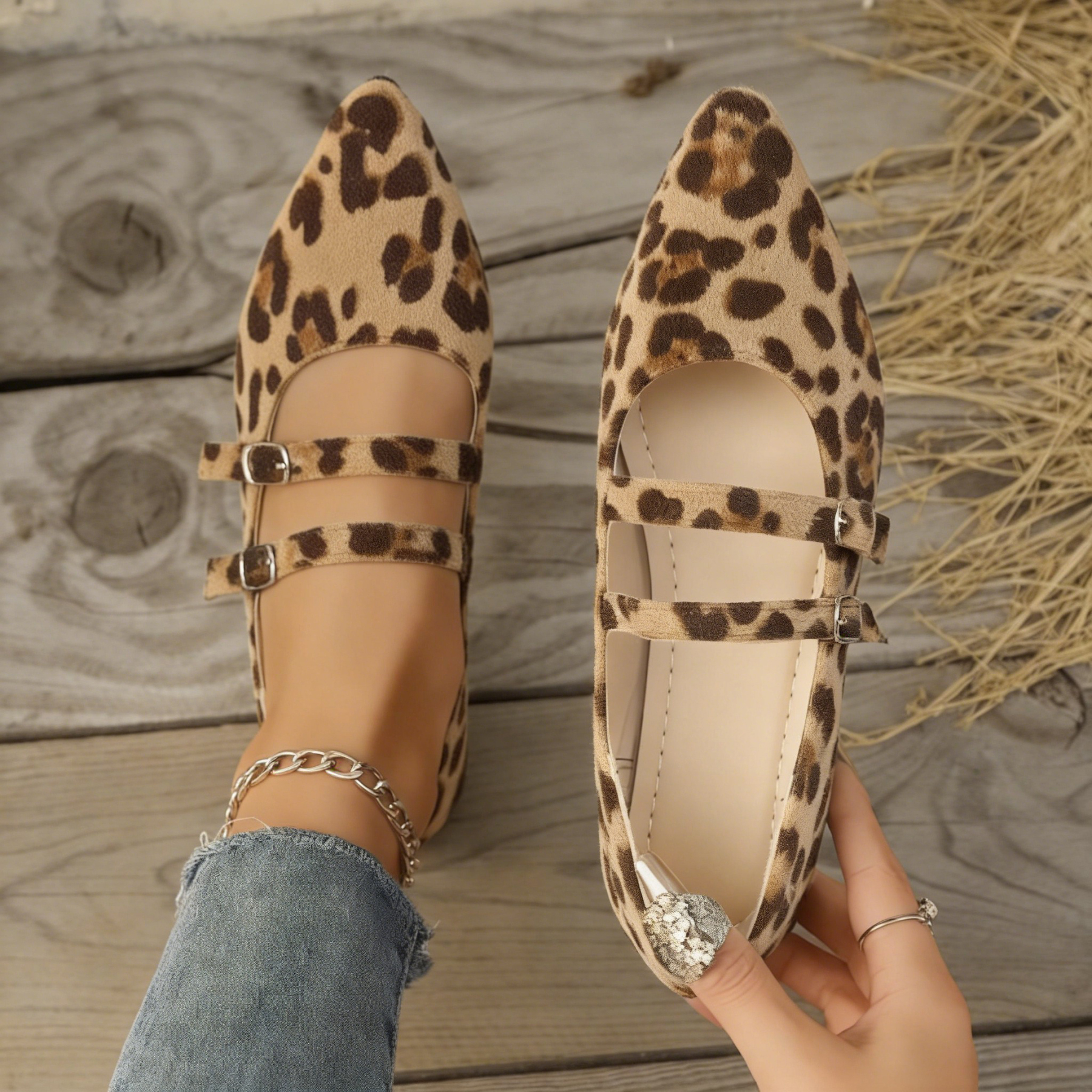 Print Mary Jane Shoes