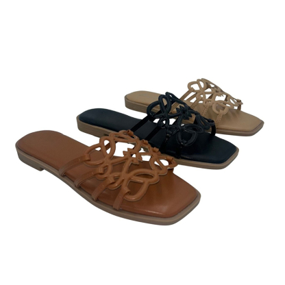 Chop Out Cushioned Sandals